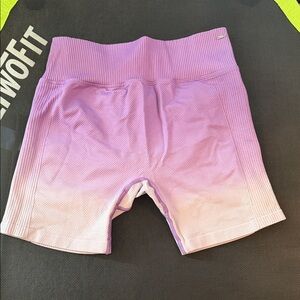 PINK Victoria's Secret Ombre Lavender to Blush Athletic Shorts